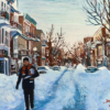 Snowy Morning Le Plateau Mont Royal