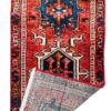 Origin "Gharajeh" Hand Knotted Sheep Wool Persian Rug with Geometric Pattern 5'1" X 1'6"