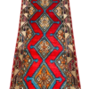 Origin "Hamedan" Hand Knotted Sheep Wool Persian Rug with Geometric Pattern 9'4" X 2'6"