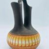 2000 Signed C. Billy (Diné) Navajo Hand‑Carved Wedding Vase