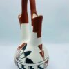 1987 Signed "SUNFLOWER" Taos Pueblo Native American Pottery Wedding Vase
