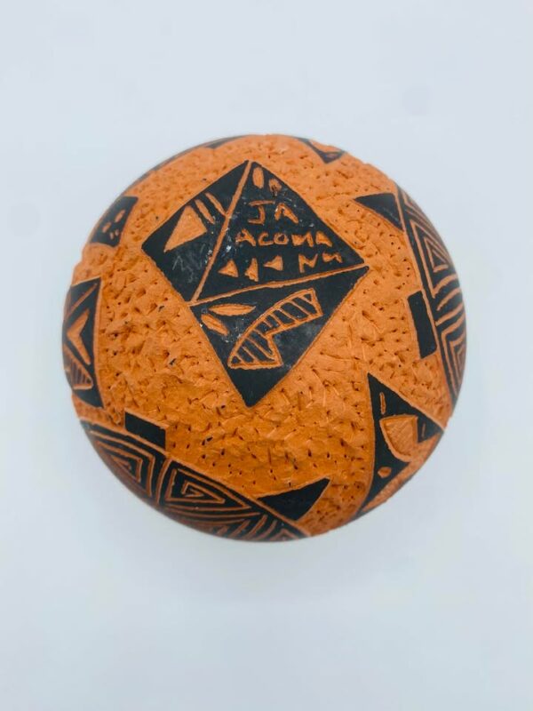 Signed "JA" Acoma Pueblo N.M Native American Pottery Vase