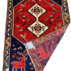 Origin "Shiraz" Persian Tribal Rug Hand Knotted Natural Dyes with Animal Geometric Floral Patterns 6'7" X 4'