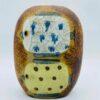 Vintage Japanese Studio Pottery Fish Vase
