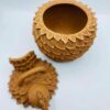 Handcrafted Terracotta Folk Art Style Studio Pottery Chicken Jar