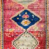 Origin "Shiraz" Persian Tribal Rug Hand Knotted Natural Dyes with Geometric Patterns 5'1" X 3'5"