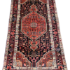 Origin "Nahavand" Persian Tribal Rug Hand Knotted Natural Dyes with Geometric Patterns 6'5" X 3'6"