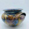 1990 Handmade Collaboration Studio Pottery Bowl Signed Michael Nowack and Linda Dalton