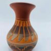 Signed "A. Bia" Hand-Curved Southwestern Native American Navajo Pottery Vase