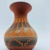 Signed "A. Bia" Hand-Curved Southwestern Native American Navajo Pottery Vase