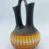2000 Signed C. Billy (Diné) Navajo Hand‑Carved Wedding Vase