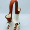 1987 Signed "SUNFLOWER" Taos Pueblo Native American Pottery Wedding Vase
