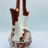 1987 Signed "SUNFLOWER" Taos Pueblo Native American Pottery Wedding Vase