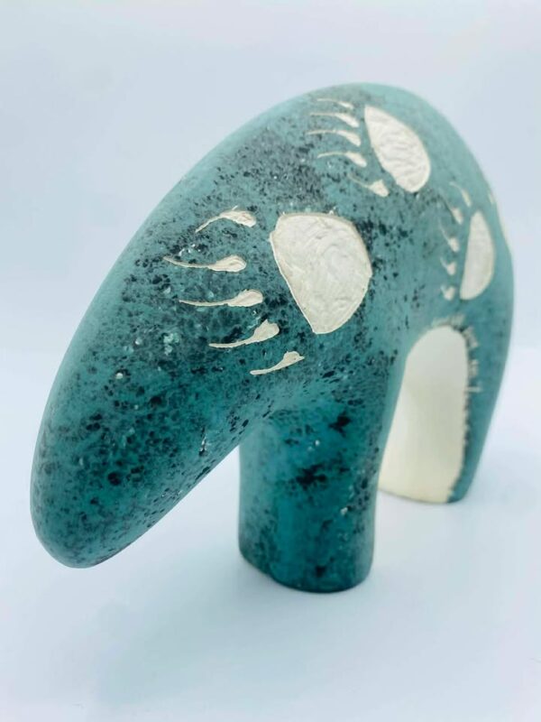 2008 Signed Joseph Lewis Acoma Pueblo N.M Native American Pottery Spirit Bear