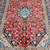 Origin "Khashan" Persian Tribal Rug Hand Knotted Natural Dyes with Central Medallion and Floral Patterns 10'5" X 6'5"