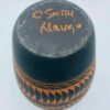 Signed "C. Smith" Native American Navajo Etched Pottery Vase