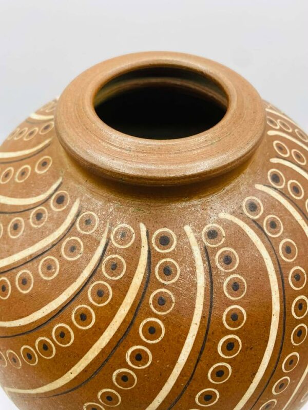 1979 Handmade Terracotta/Clay Signed Studio Pottery Vase/Pot
