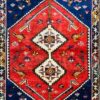 Origin "Shiraz" Persian Tribal Rug Hand Knotted Natural Dyes with Animal Geometric Floral Patterns 6'7" X 4'