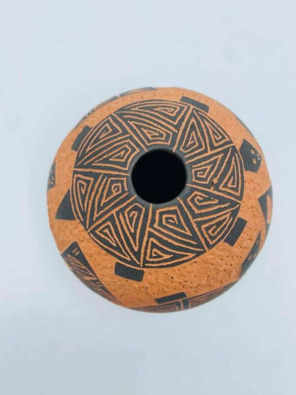 Signed "JA" Acoma Pueblo N.M Native American Pottery Vase