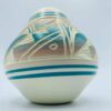 Native American Hozoni Pottery Vase Signed By Navajo Artist