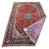 Origin "Khashan" Persian Tribal Rug Hand Knotted Natural Dyes with Central Medallion and Floral Patterns 10'5" X 6'5"