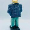 Hand-Carved Wooden Folk Art Figurine