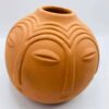 Mid century Modern Multi Face Terracotta Vase