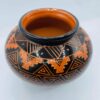 2004 Handcrafted Native American Navajo Etched Pottery Signed