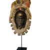 African, Classic Dan Mask. Ivory Coast, Liberia. Carved wood, painted black